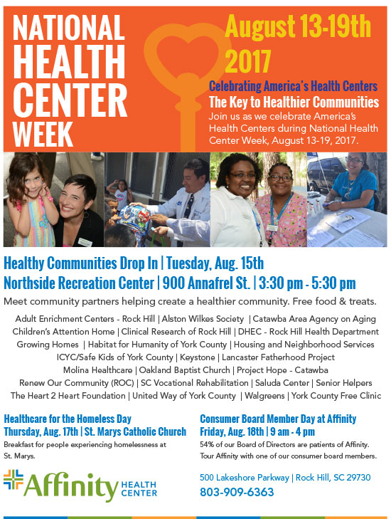 Image of National Health Center Week Flier